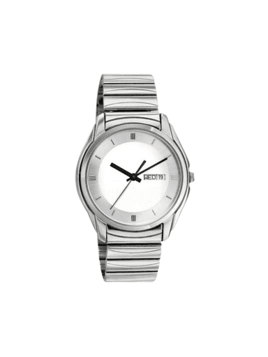 Men’s Silver Stainless Steel | Black Dial Premium Wrist Watch